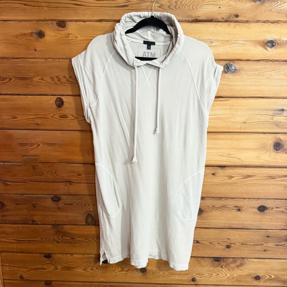 ATM Anthony Thomas Melillo Hoodie Sleevless Dress Medium